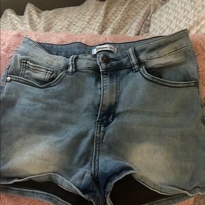 Blue Denim Shorts